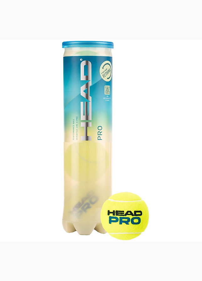 Head Tenisové míče Pro 4pcs 571604 Head Tenisové míče Pro 4pcs 571604
