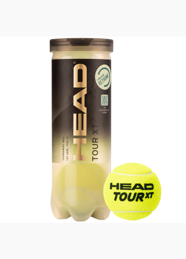 Head Tenisové míče Tour XT 3 pcs 570823 Head Tenisové míče Tour XT 3 pcs 570823