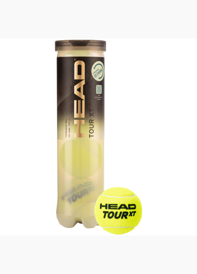 Head Tenisové míče Tour XT 4 pcs 570824 Head Tenisové míče Tour XT 4 pcs 570824