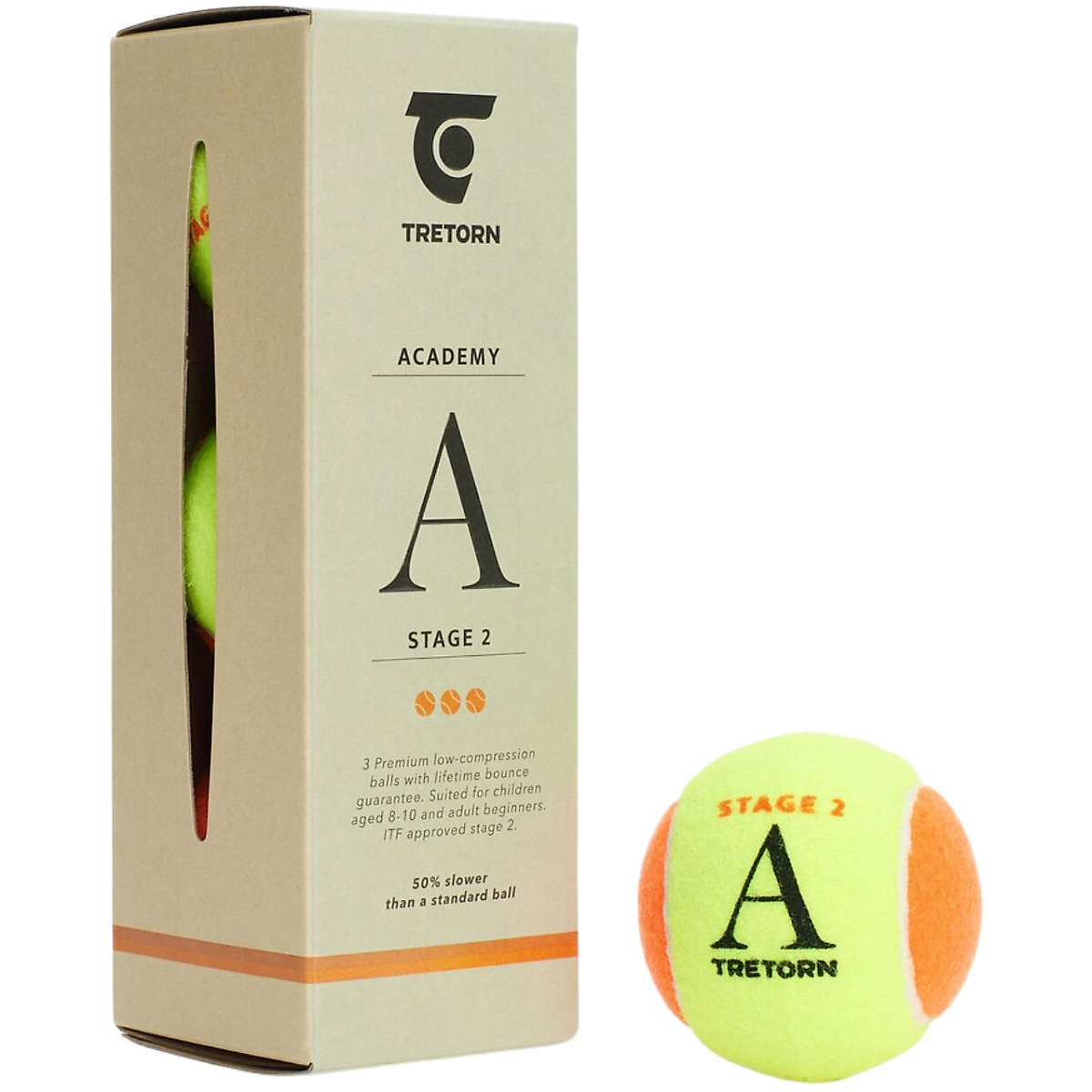 Tretorn Tenisové míčky Academy 3 pcs 3T525 473625