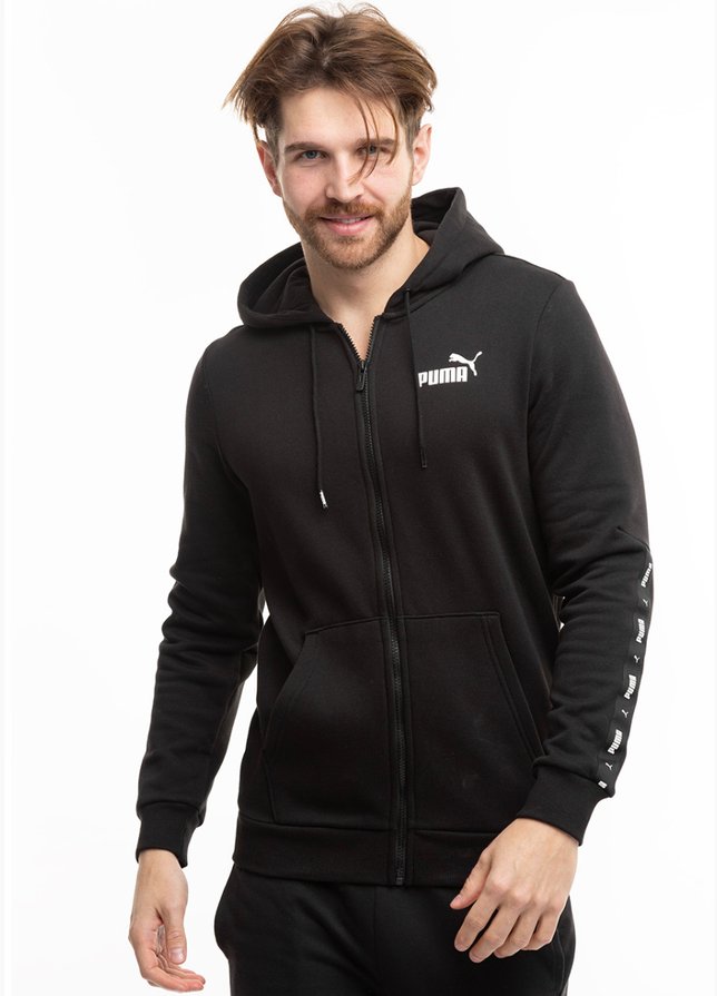 PUMA Pánská mikina ESS+ Tape Full-Zip Hoodie FL 670270 01 PUMA Pánská mikina ESS+ Tape Full-Zip Hoodie FL 670270 01