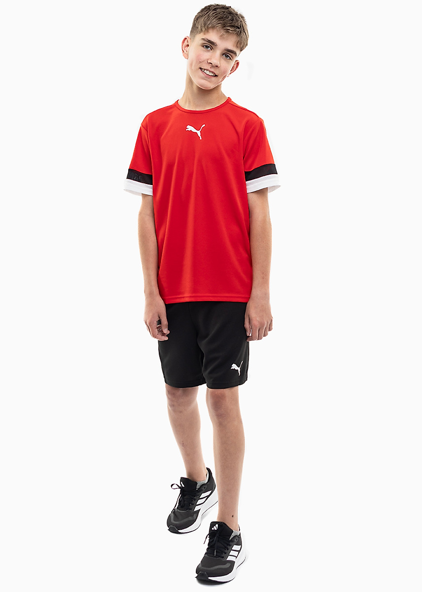 PUMA Dětský Sportovní Set Tričko Šortky teamRISE Jersey Jr 704938 01/704943 04