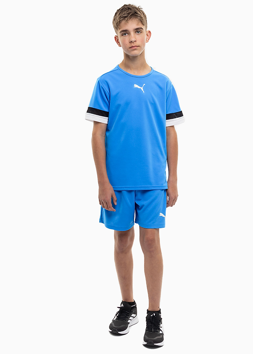 PUMA Dětský Sportovní Set Tričko Šortky teamRISE Jersey Jr 704938 02/704943 02