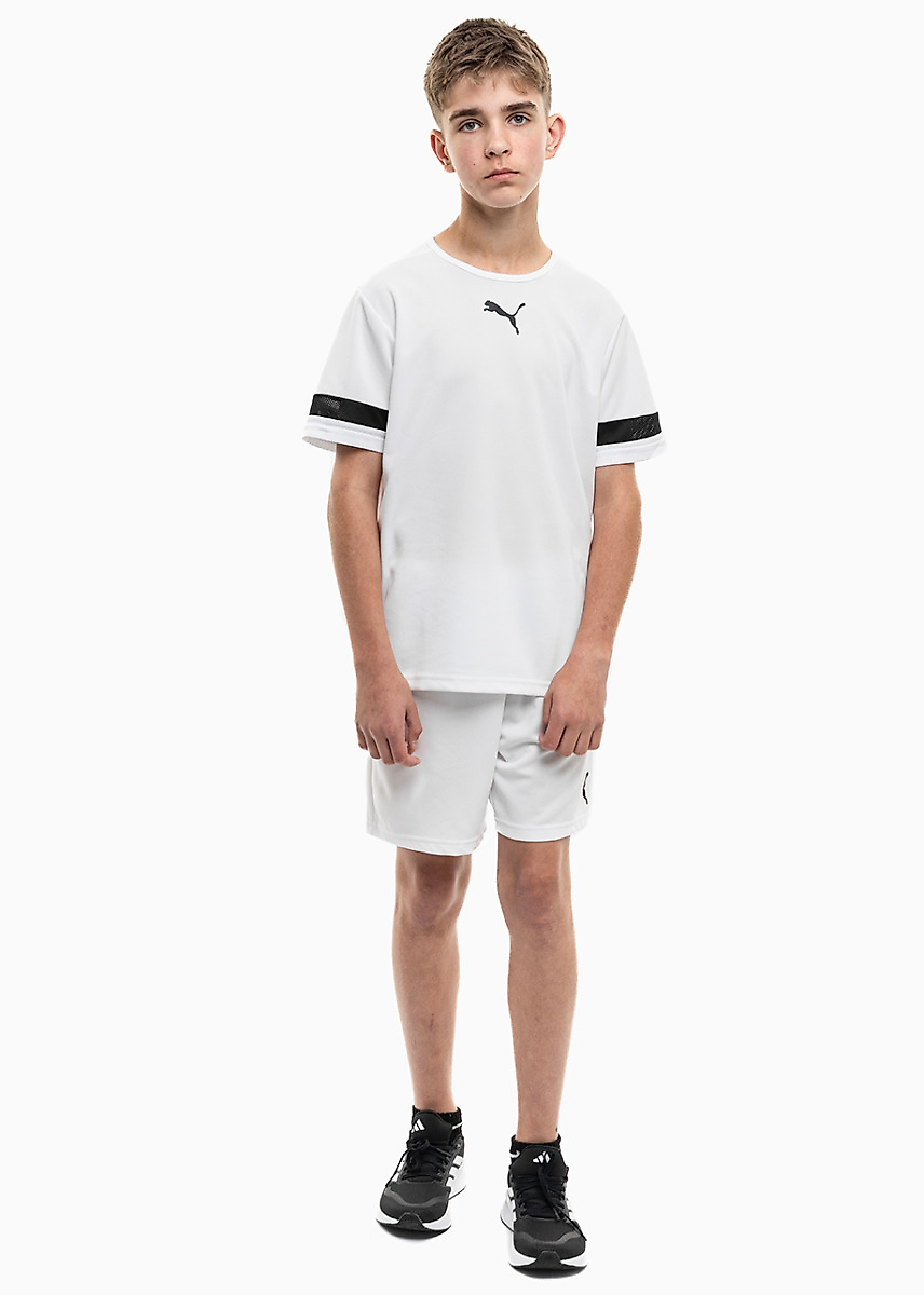 PUMA Dětský Sportovní Set Tričko Šortky teamRISE Jersey Jr 704938 04/704943 03