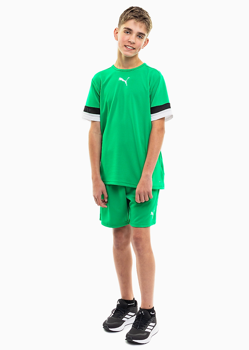 PUMA Dětský Sportovní Set Tričko Šortky teamRISE Jersey Jr 704938 05/704943 05