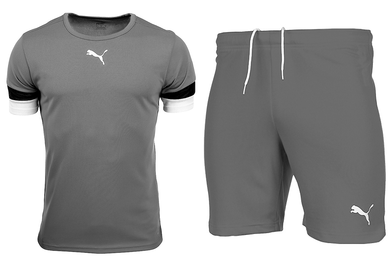 PUMA Dětský Sportovní Set Tričko Šortky teamRISE Jersey Jr 704938 13/704943 13