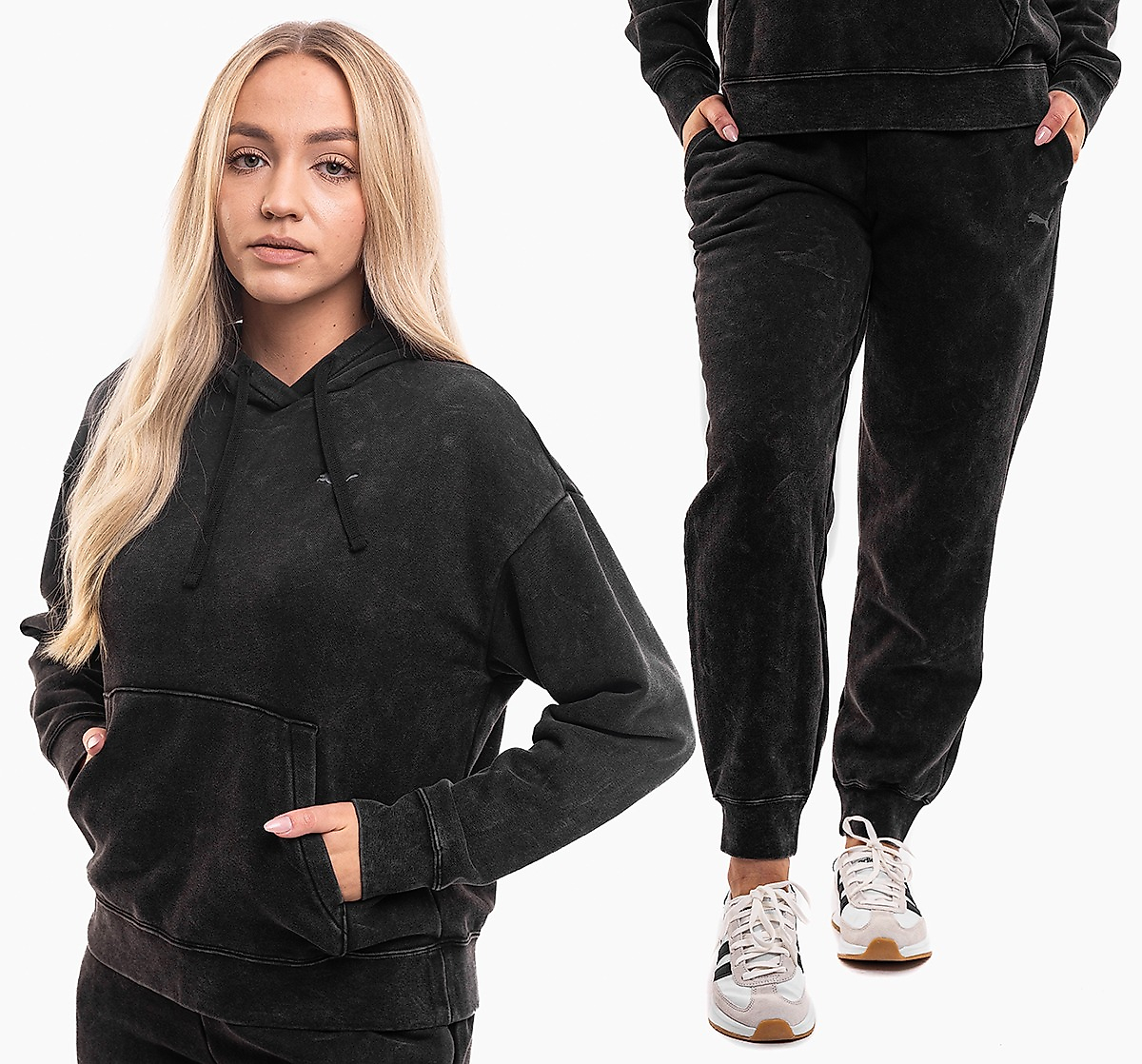 Puma Dámská souprava ESS Elevated Relaxed Wash 688103 01/688104 01