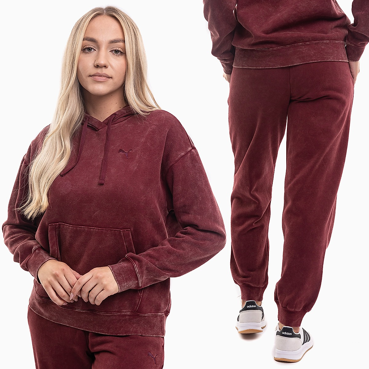 Puma Dámská souprava ESS Elevated Relaxed Wash 688103 96/688104 96