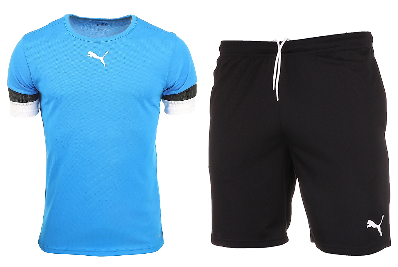 PUMA Pánský sportovní set Tričko Šortky teamRISE Jersey 704932 02/704942 04