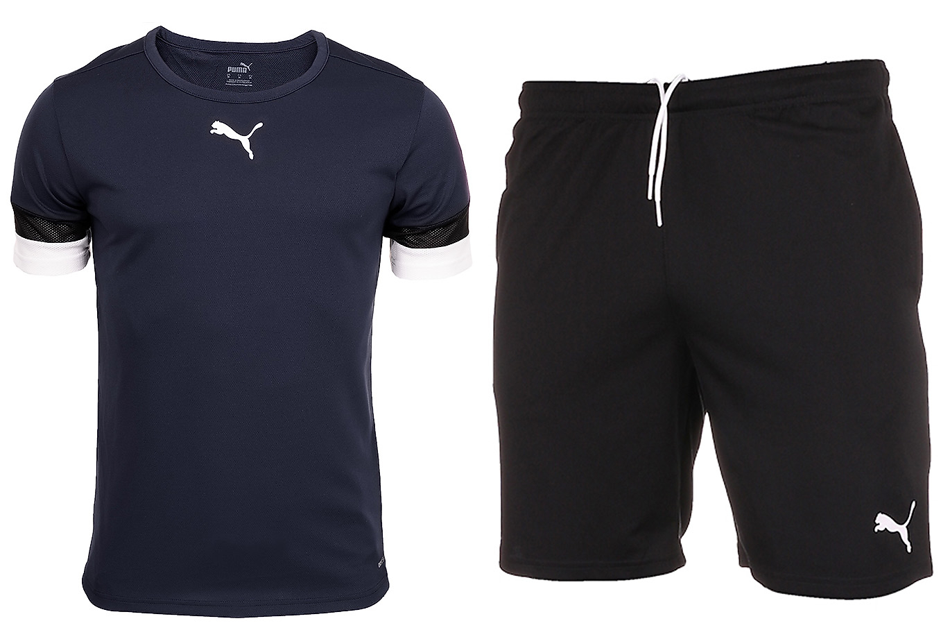 PUMA Pánský sportovní set Tričko Šortky teamRISE Jersey 704932 06/704942 04
