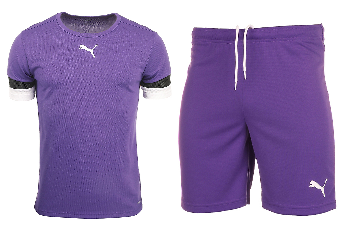 PUMA Pánský sportovní set Tričko Šortky teamRISE Jersey 704932 10/704942 10