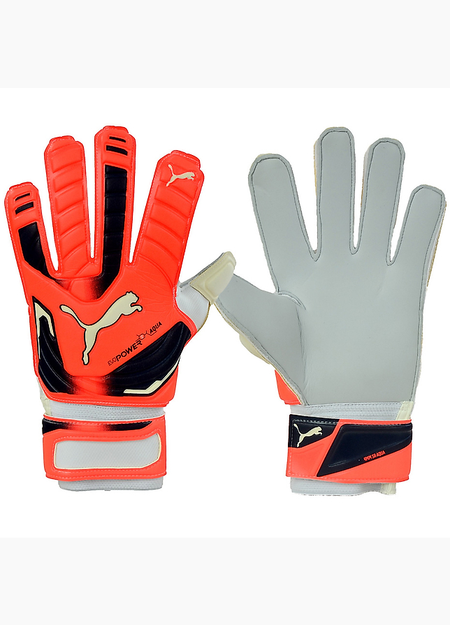 Puma Brankářské rukavice Evo Power Grip 2 Aqua 041145 30 Puma Brankářské rukavice Evo Power Grip 2 Aqua 041145 30