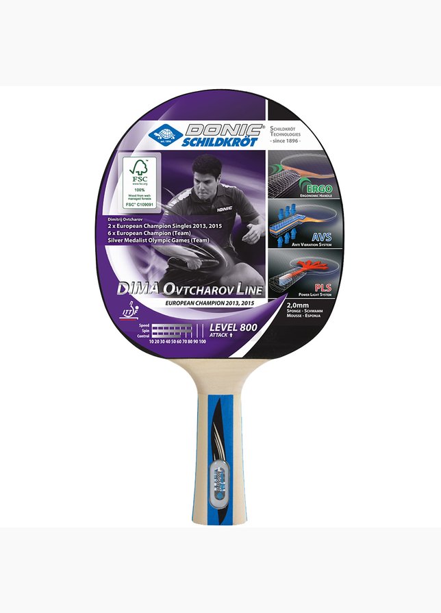 Donic Raketa na stolní tenis Ovtcharov 800 754414 Donic Raketa na stolní tenis Ovtcharov 800 754414