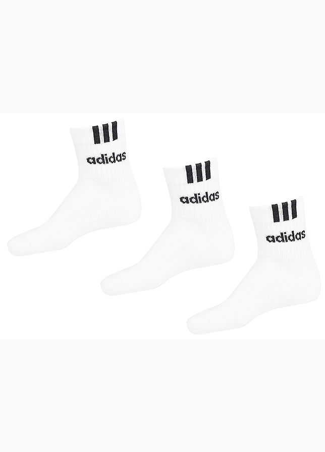 adidas Ponožky 3-Stripes Linear Half-Crew Cushioned 3P HT3437 adidas Ponožky 3-Stripes Linear Half-Crew Cushioned 3P HT3437