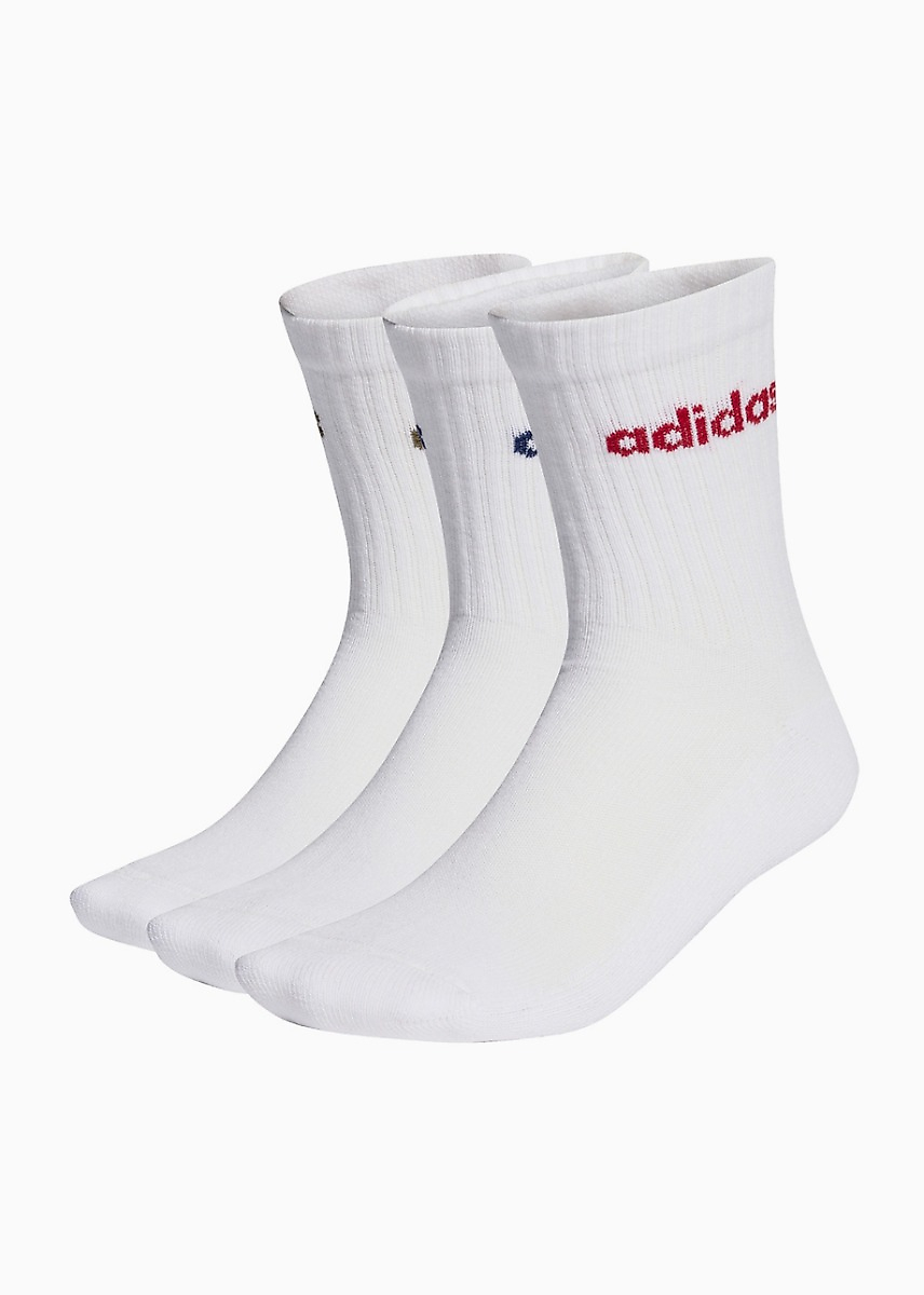 Ponožky adidas Linear Crew Cushioned 3 páry KD1716