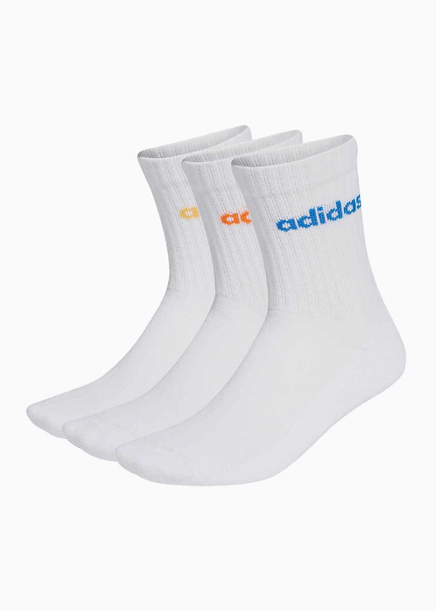 Ponožky adidas Linear Crew Cushioned 3 páry KD1717