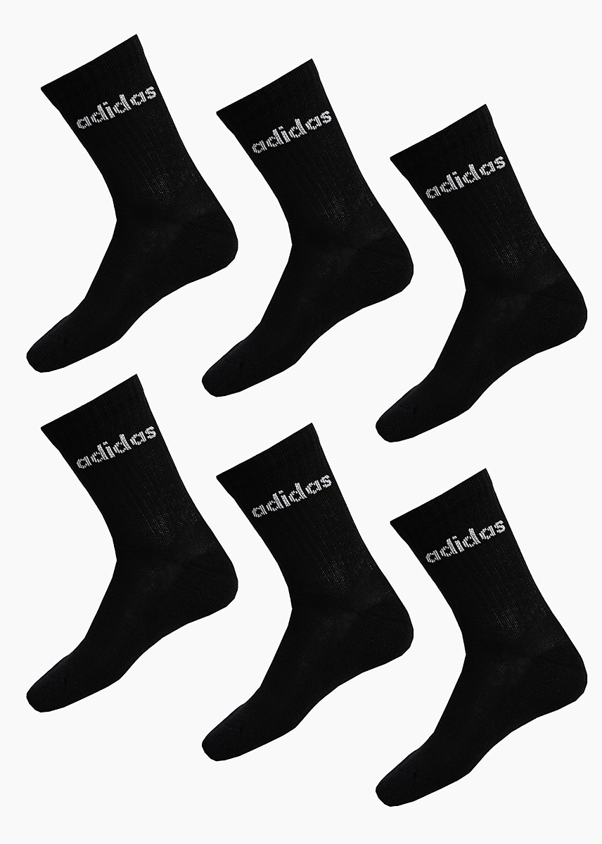 Ponožky adidas Linear Crew Socks Cushioned 6 párů JL6094