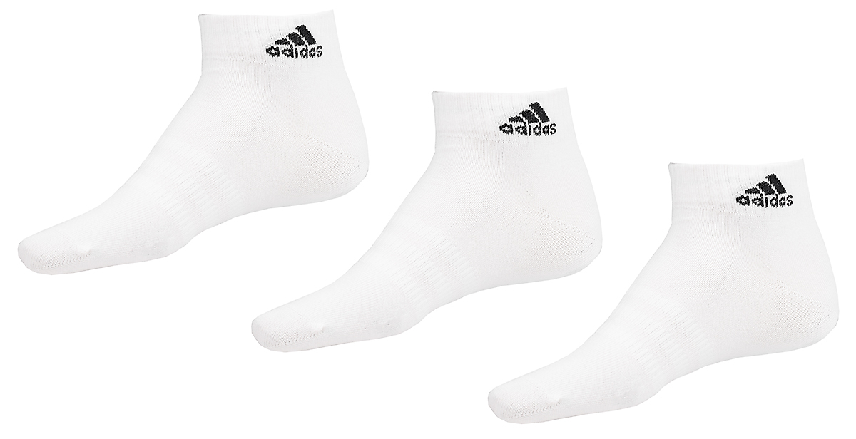 adidas Ponožky Thin and Light Ankle Socks 3P HT3468 EUR 46-48 OUTLET