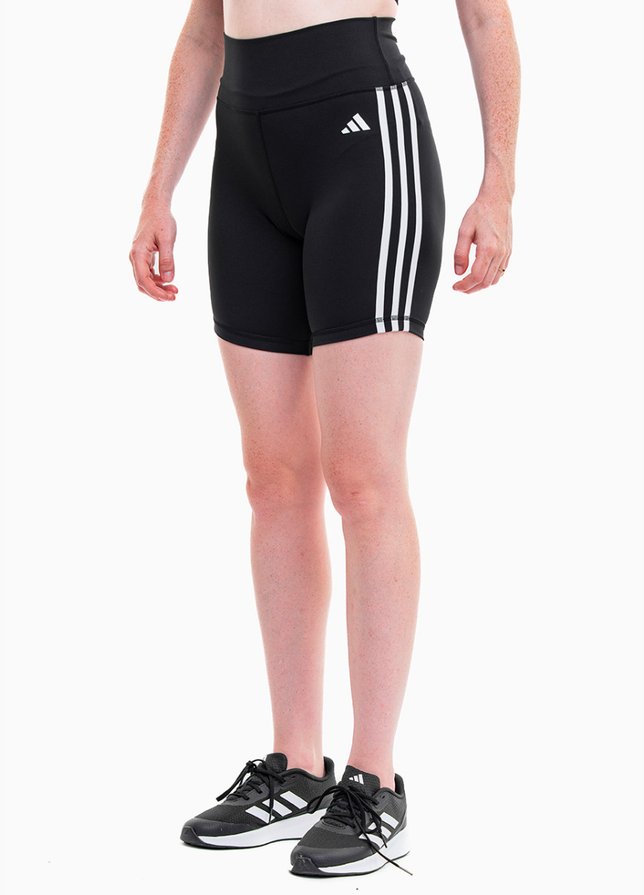 adidas Dámské kraťasy Training Essentials 3-Stripes High-Waisted HK9964 adidas Dámské kraťasy Training Essentials 3-Stripes High-Waisted HK9964