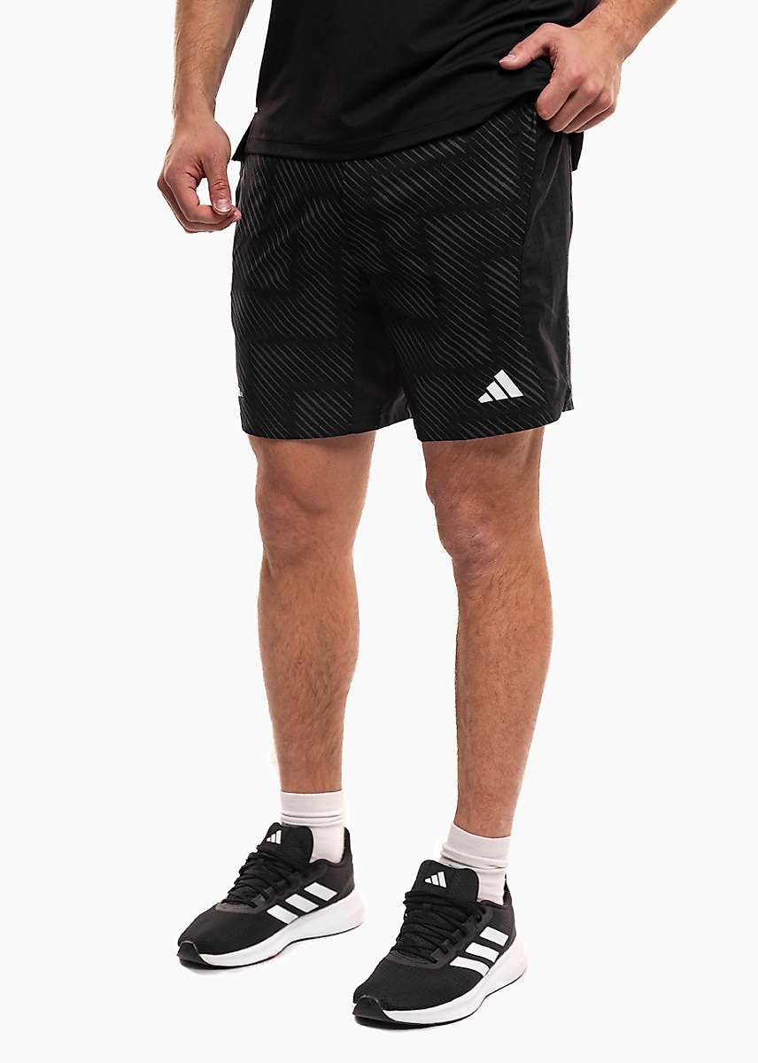Pánské šortky adidas Tech Intensity Aop černé KB3123