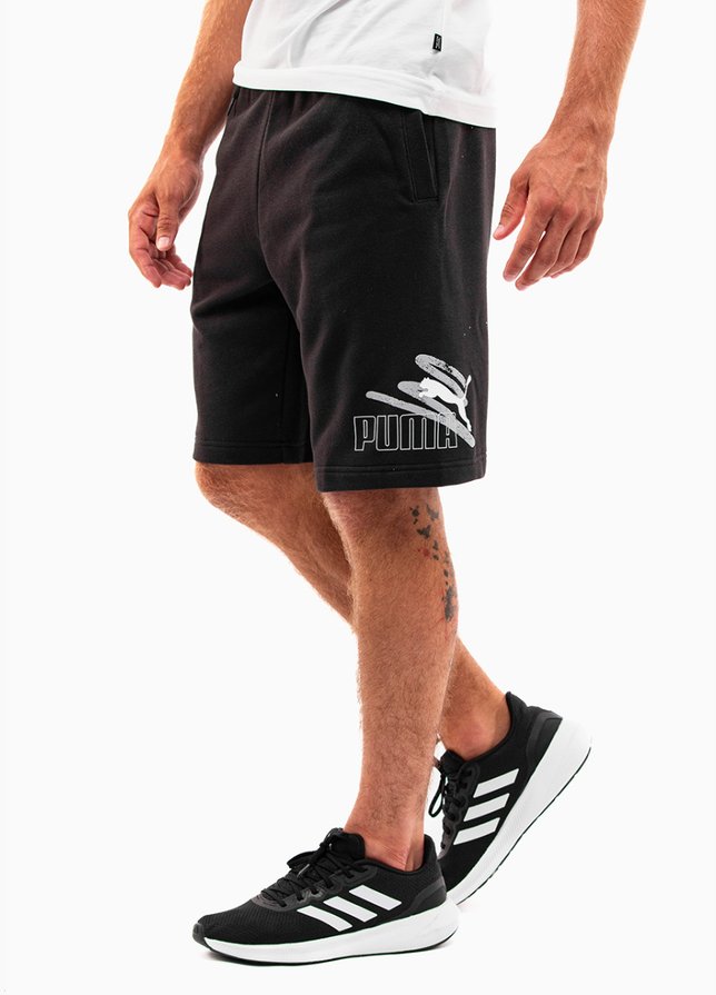 PUMA Pánské termoaktivní šortky ESS+ LOGO LAB Graphic Shorts 10 678989 01 PUMA Pánské termoaktivní šortky ESS+ LOGO LAB Graphic Shorts 10 678989 01