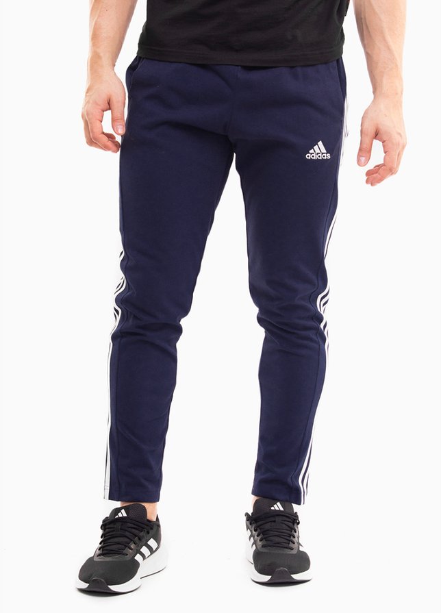adidas Pánské tepláky Essentials Single Jersey Tapered Open Hem 3-Stripes IC0045 adidas Pánské tepláky Essentials Single Jersey Tapered Open Hem 3-Stripes IC0045