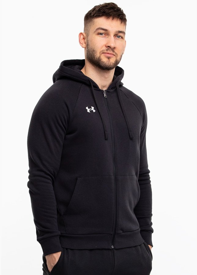 Under Armour Pánská mikina Rival Fleece FZ Hoodie 1379767 001 Under Armour Pánská mikina Rival Fleece FZ Hoodie 1379767 001