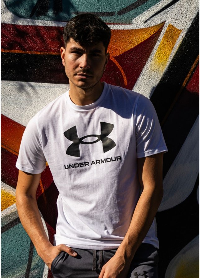 Under Armour Pánské tričko Sportstyle Logo 1382911 100 Under Armour Pánské tričko Sportstyle Logo 1382911 100