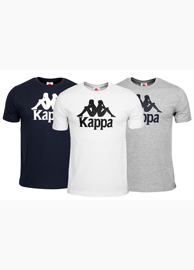 Kappa Set pánských triček Caspar 303910 11-0601/15-4101M/821 Kappa Set pánských triček Caspar 303910 11-0601/15-4101M/821